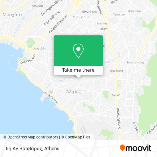 6η Αγ.Βαρβαρας map