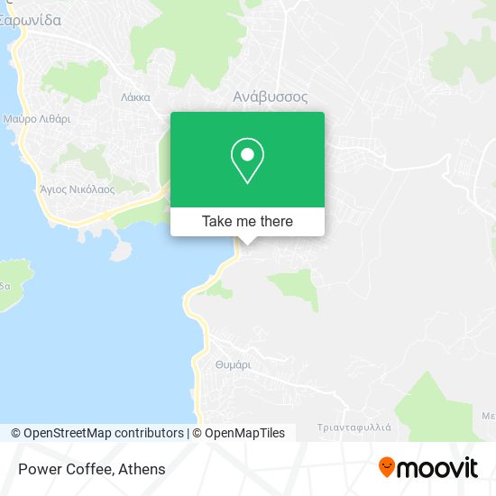 Power Coffee map