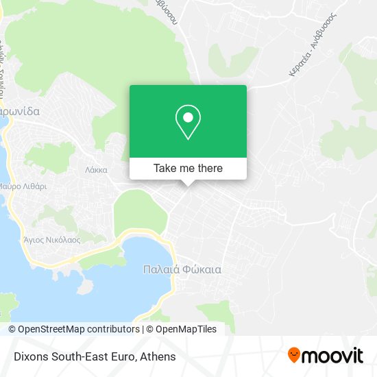 Dixons South-East Euro map
