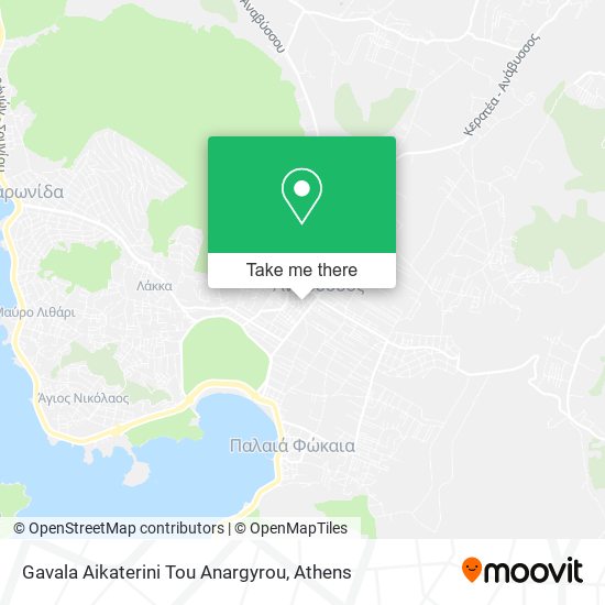 Gavala Aikaterini Tou Anargyrou map