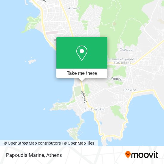 Papoudis Marine map