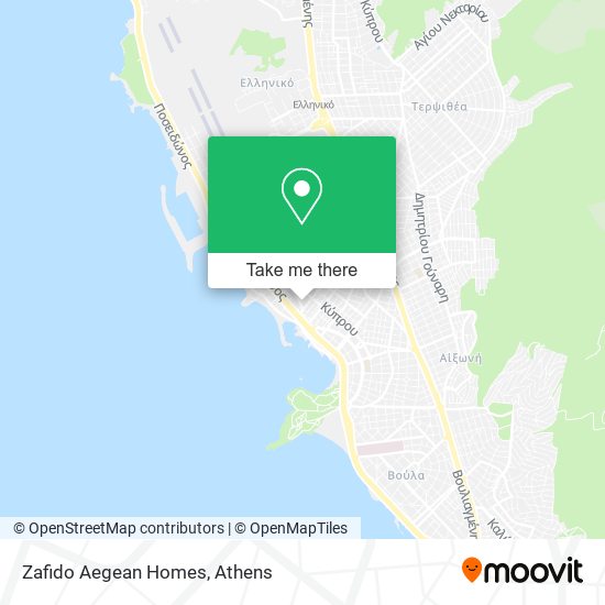 Zafido Aegean Homes map