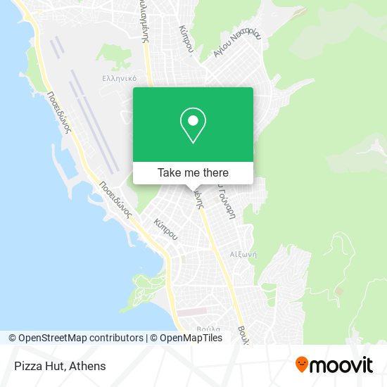 Pizza Hut map