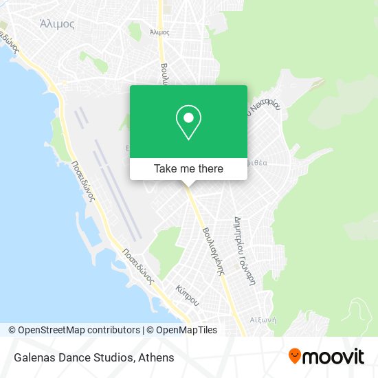 Galenas Dance Studios map