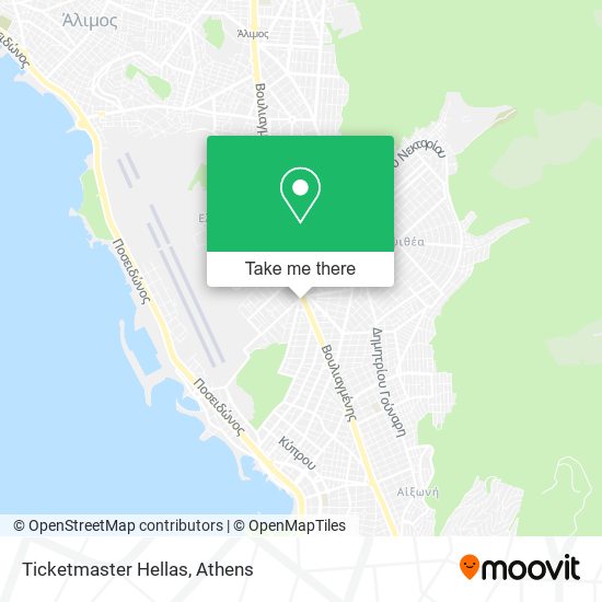 Ticketmaster Hellas map