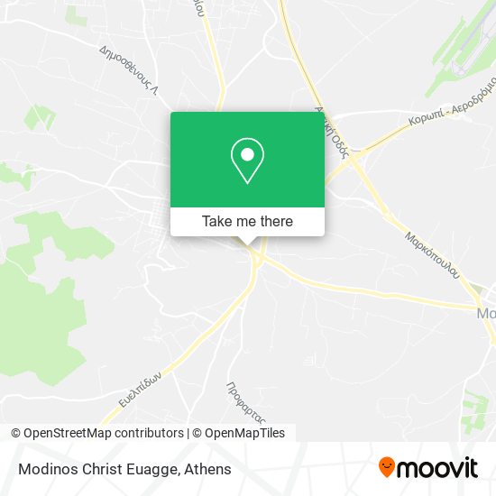 Modinos Christ Euagge map