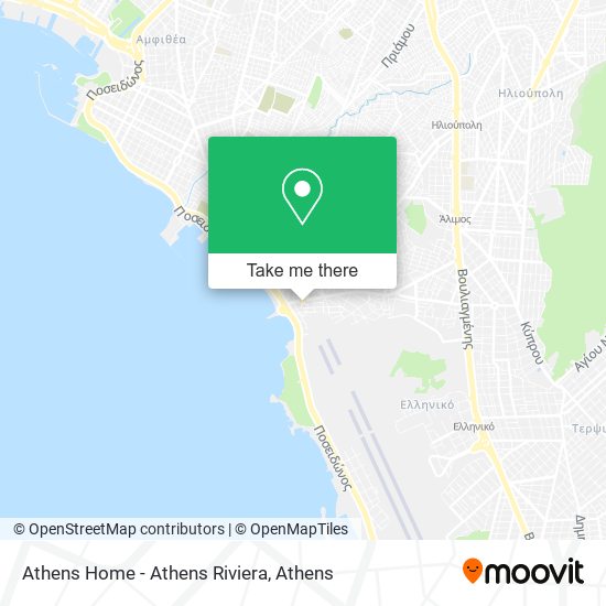 Athens Home - Athens Riviera map