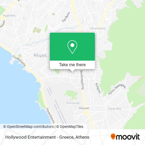 Hollywood Entertainment - Greece map