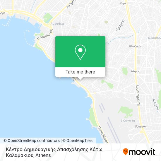 Κέντρο Δημιουργικής Απασχόλησης Κάτω Καλαμακίου map