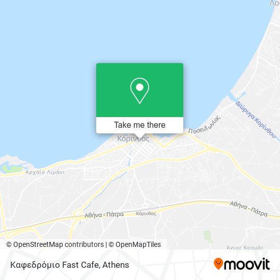 Καφεδρόμιο Fast Cafe map