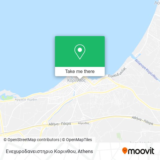 Ενεχυροδανειστηριο Κορινθου map