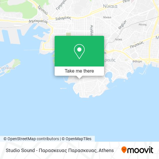 Studio Sound - Παρασκευας Παρασκευας map