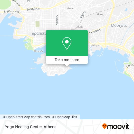 Yoga Healing Center map