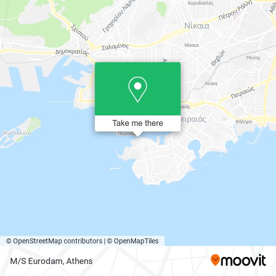M/S Eurodam map