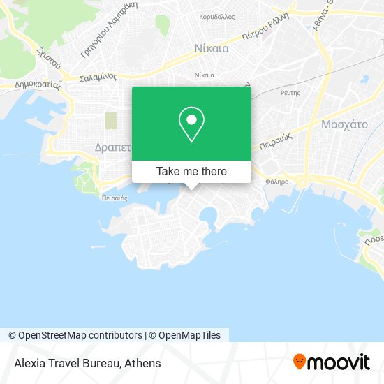Alexia Travel Bureau map
