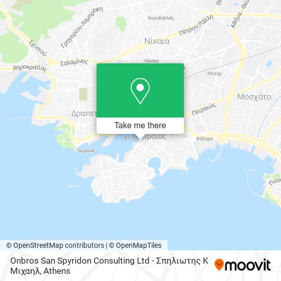 Onbros San Spyridon Consulting Ltd - Σπηλιωτης Κ Μιχαηλ map