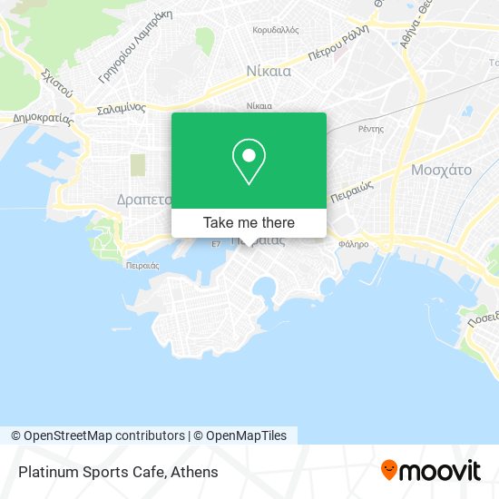 Platinum Sports Cafe map