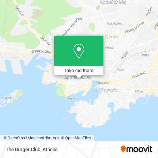 The Burger Club map