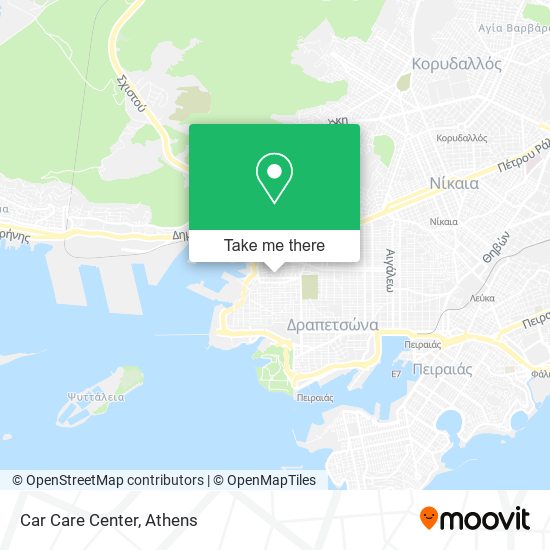 Car Care Center map