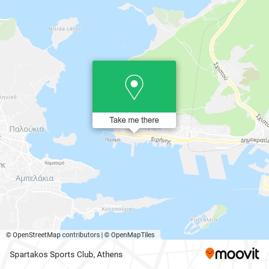 Spartakos Sports Club map