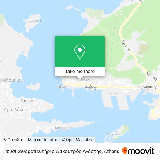 Φυσικοθεραπευτήριο Δακουτρός Ανέστης map