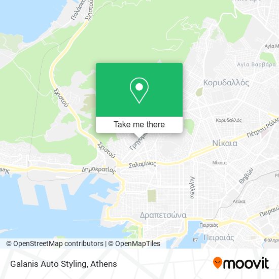 Galanis Auto Styling map