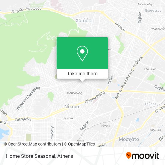 Home Store Seasonal map