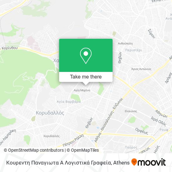 Κουρεντη Παναγιωτα A Λογιστικά Γραφεία map