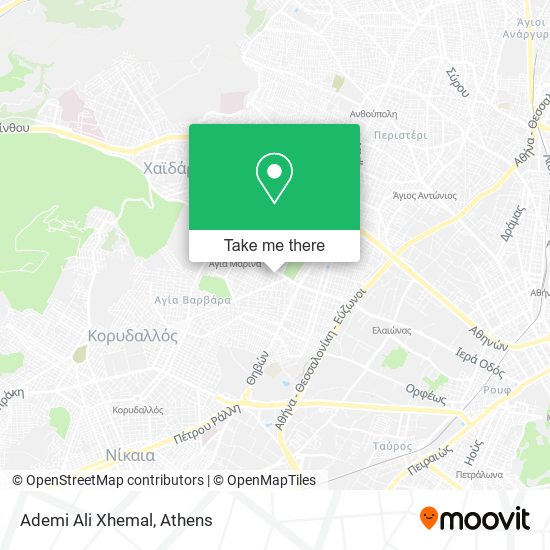 Ademi Ali Xhemal map