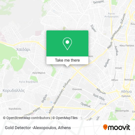 Gold Detector -Alexopoulos map