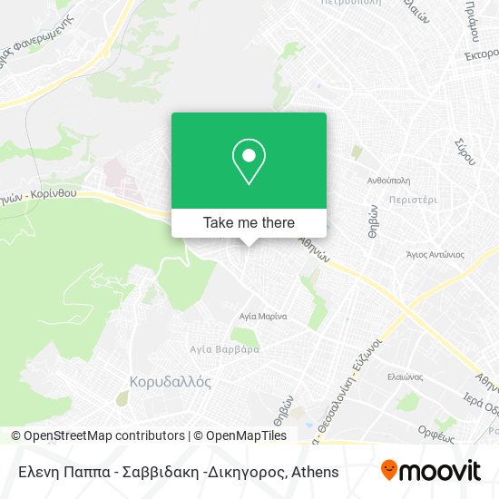 Ελενη Παππα - Σαββιδακη -Δικηγορος map