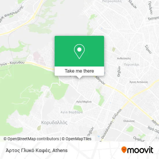 Άρτος Γλυκό Καφές map