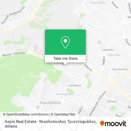 Aspis Real Estate - Νικολοπουλος Τριανταφυλλος map