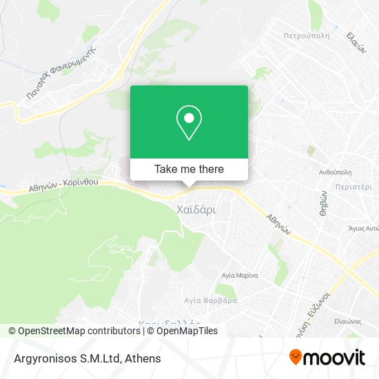 Argyronisos S.M.Ltd map