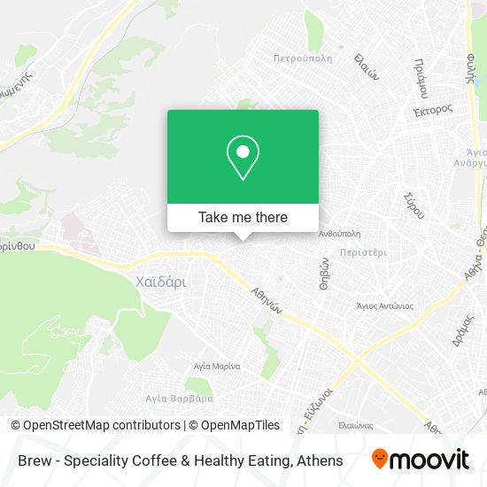 Brew - Speciality Coffee & Healthy Eating map