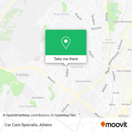 Car Care Specialis map