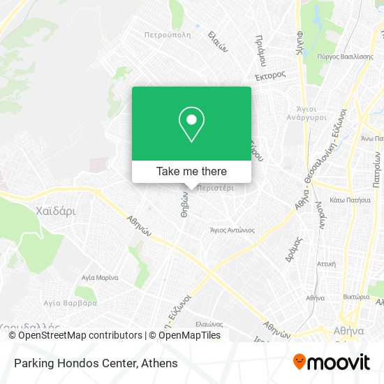 Parking Hondos Center map