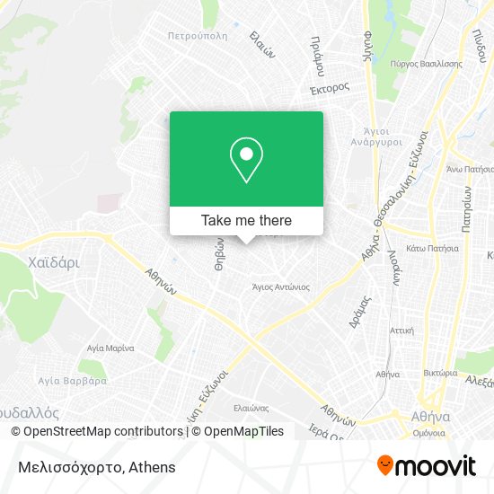 Μελισσόχορτο map