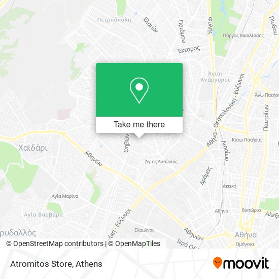 Atromitos Store map