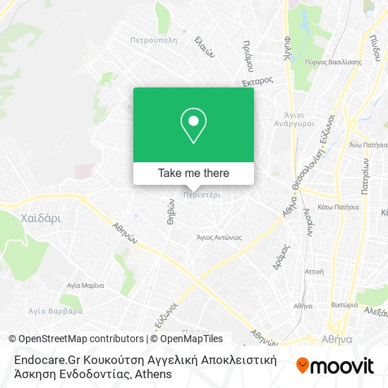 Endocare.Gr Κουκούτση Αγγελική Αποκλειστική Άσκηση Ενδοδοντίας map