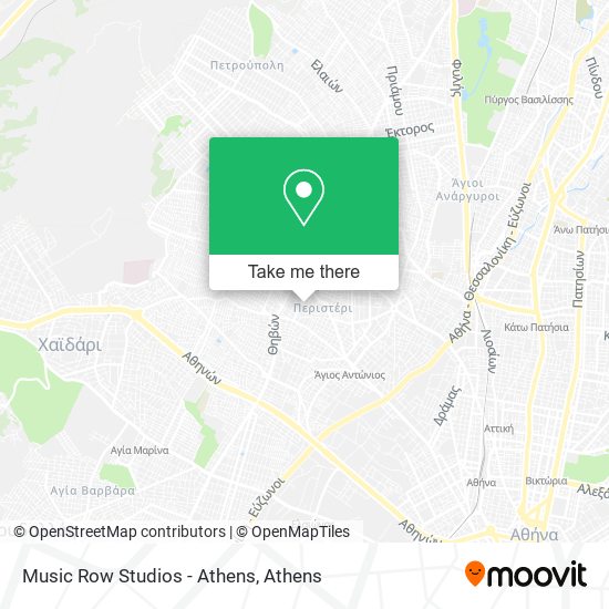 Music Row Studios - Athens map