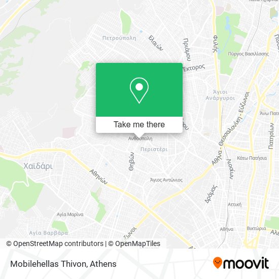 Mobilehellas Thivon map