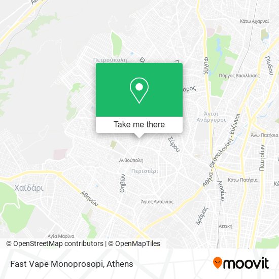 Fast Vape Monoprosopi map