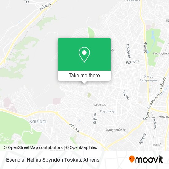 Esencial Hellas Spyridon Toskas map