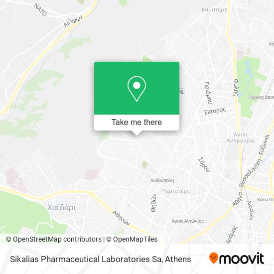 Sikalias Pharmaceutical Laboratories Sa map