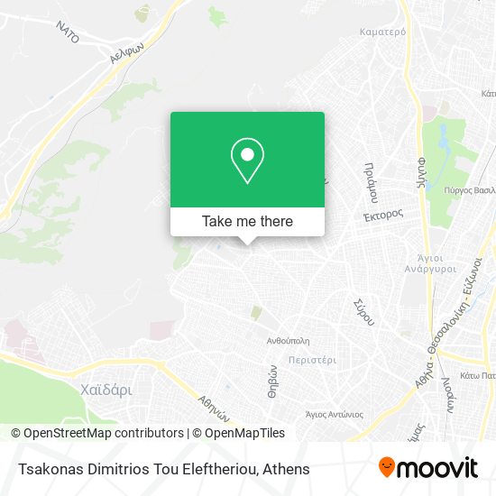 Tsakonas Dimitrios Tou Eleftheriou map