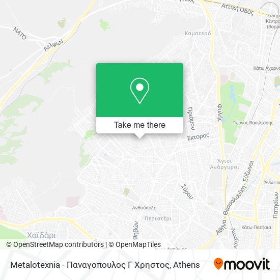 Metalotexnia - Παναγοπουλος Γ Χρηστος map