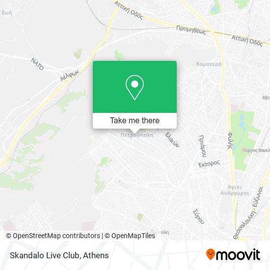 Skandalo Live Club map