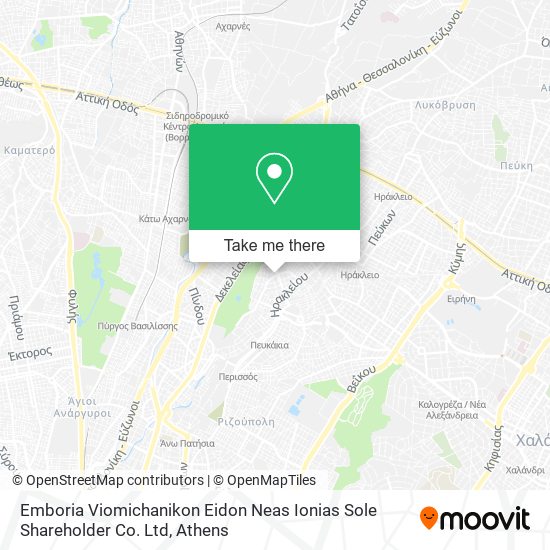 Emboria Viomichanikon Eidon Neas Ionias Sole Shareholder Co. Ltd map