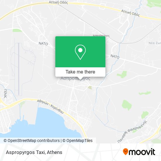 Aspropyrgos Taxi map